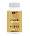 Organic Ashwagandha 120 Capsules by Piur1
