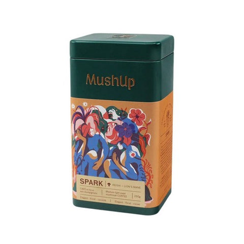 Mushroom Whole Bean Coffee Spark Focus 250 Grams by Mushup Coffee