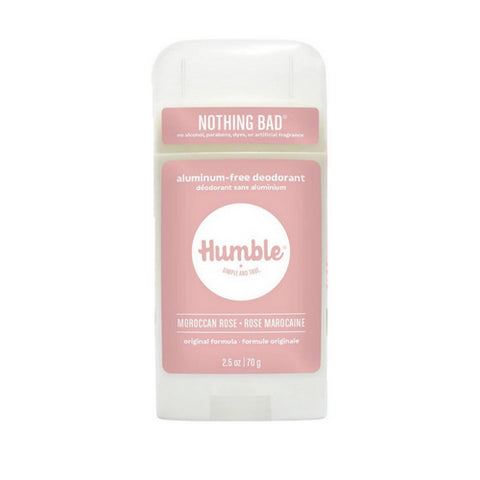 Moroccan Rose Stick Aluminum Free Deodorant 70 Grams by Humble Brands