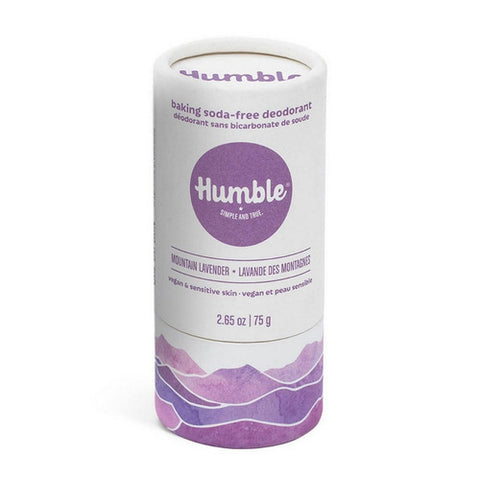 Vegan Sensitive Skin Lavender Deodorant Plastic Free 75 Grams by Humble Brands