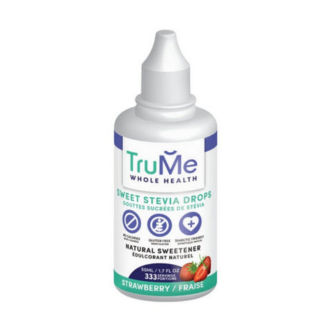 Sweet Stevia Drops Strawberry 50 Ml by Trume Whole Health
