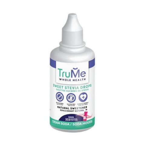 Sweet Stevia Drops Cream Soda 50 Ml by Trume Whole Health