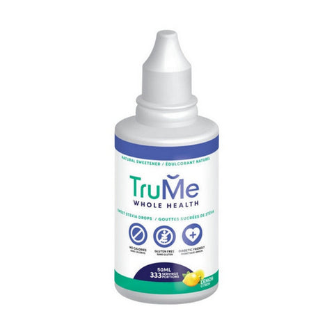 Sweet Stevia Drops Lemon 50 Ml by Trume Whole Health