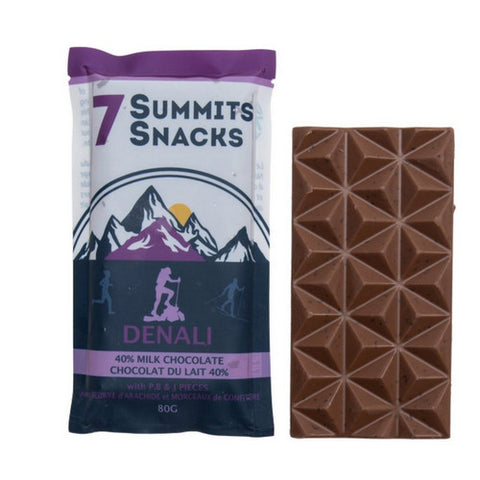Denali Superfood Chocolate Bar 80 Grams (12 Count) by 7 Summits Snacks