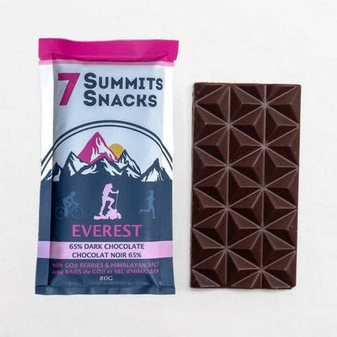 Everest Superfood Chocolate Bar 80 Grams (12 Count) by 7 Summits Snacks