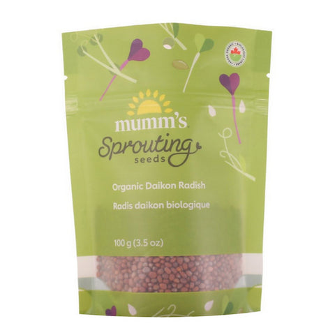 Organic Daikon Radish Mild 100 Grams by Mumms