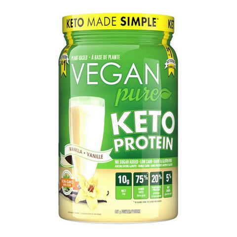 Keto Protein Vanilla 407 Grams by Vegan Pure