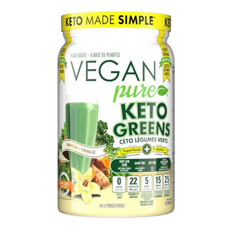 Keto Greens Vanilla 404 Grams by Vegan Pure