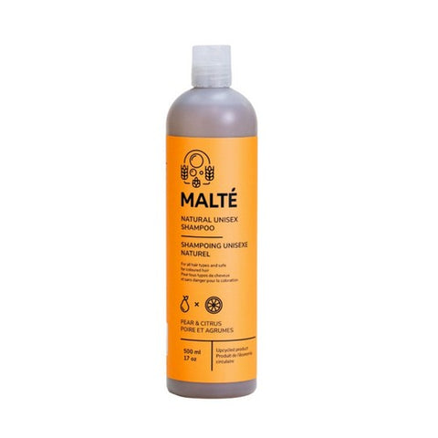 Natural Shampoo Pear And Citrus 500 Ml by Malte