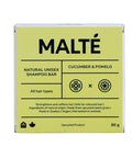 Shampoo Bar Cucumber And Pomelo 80 Grams by Malte
