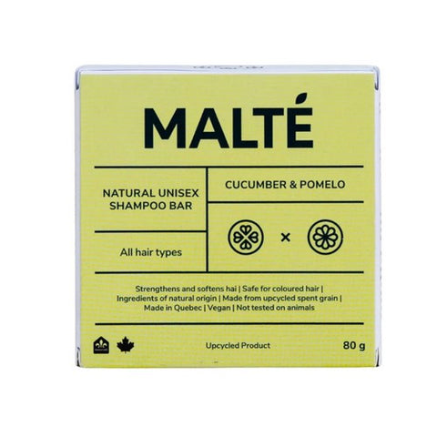 Shampoo Bar Cucumber And Pomelo 80 Grams by Malte