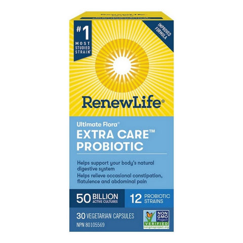 Ultimate Flora Extra Care 30 Vegetarian Capsules by Renew Life