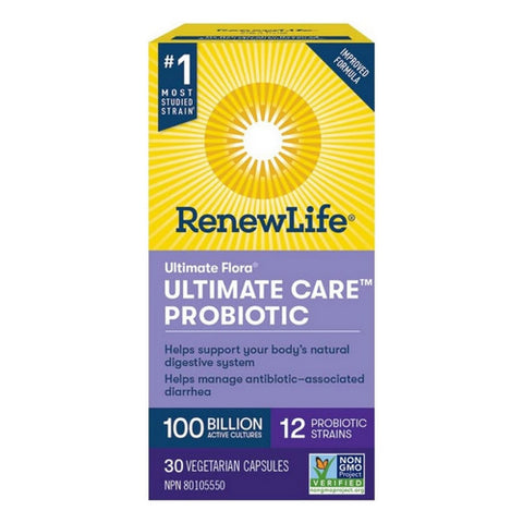 Ultimate Flora Ultimate Care 30 Vegetarian Capsules by Renew Life