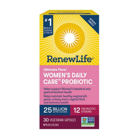 Ultimate Flora Probiotic Womens Daily Care 30 Vegetarian Capsules by Renew Life