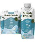 Vanilla Ready To Drink Protein Shake 330 Ml (4 Count) by Simply Protein