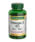 Omega-3 Plus Vitamin D3 90 Softgels by Nature's Bounty