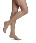 Sheer Fashion Knee High Compression Socks Natural Size A 1 Pair / 15-20MMHG by Sigvaris