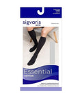 Men’s Essential Cotton Toe Calf High Socks 20-30MM Medium Long 1 Pair by Sigvaris