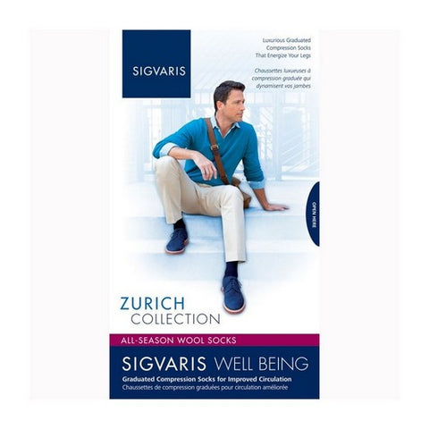 Calf High Wool Men Brown 15-20 MMHG Size A 1 Pair by Sigvaris