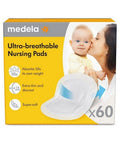 Ultra Breathable Nursing Pads Highly Absorbent Super Soft 60 Count by Medela