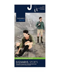 Calf High Compression Socks Unisex Athletic Small Charcoal 15-20 MM 1 Pair by Sigvaris