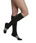 Athletic Unisex Calf High Compression Socks 15-20 MM X Large Black 1 Pair by Sigvaris