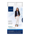 Calf High Sea Island Cotton Women Black 15-20 MMHG Size C 1 Pair by Sigvaris