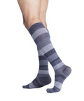 Calf High Graphite Stripe 15-20 MMHG Size A 1 Pair by Sigvaris
