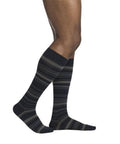 Calf High Graphite Stripe 15-20 MMHG Size C 1 Pair by Sigvaris