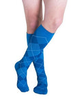 Calf High Royal Blue Argyle 15-20 MMHG Size C 1 Pair by Sigvaris