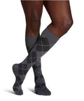 Calf High Graphite Argyle 15-20 MMHG Size A 1 Pair by Sigvaris