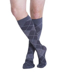 Calf High Graphite Argyle 15-20 MMHG Size B 1 Pair by Sigvaris
