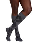 Calf High Navy Mini Stripe 15-20 MMHG Size A 1 Pair by Sigvaris
