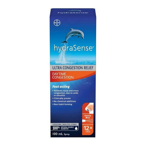Nasal Spray Congestion Relief Daytime 100 Ml by HydraSense