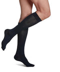 Calf High Sea Island Cotton Women Brown 15-20 MMHG Size B 1 Pair by Sigvaris