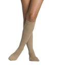 Calf High Casual Cotton Women Size A Khaki 15-20MM 1 Pair by Sigvaris
