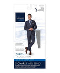 Calf High Sea Island Cotton Socks Men Navy 15-20 MMHG Size C 1 Pair by Sigvaris