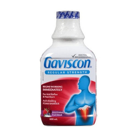 Soothing Liquid Antacid Fruit Flavoured 600 Ml by Gaviscon