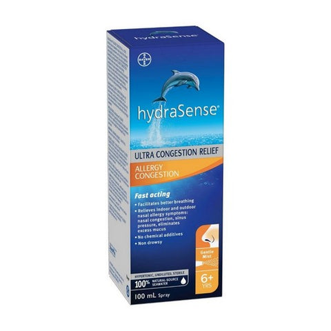 Allergy Relief Nasal Spray Congestion 100 Ml by HydraSense