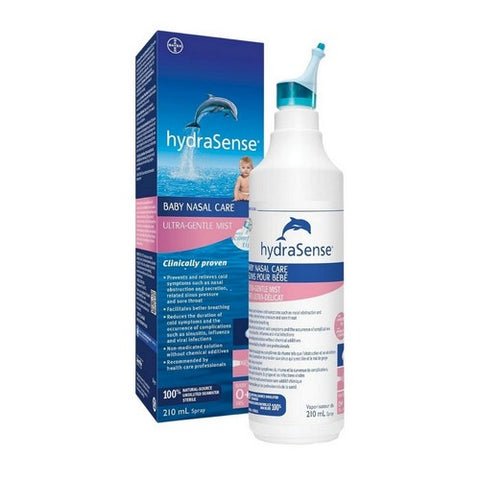 Ultra Gentle Mist Seawater Nasal Care Spray For Baby 210 Ml by HydraSense