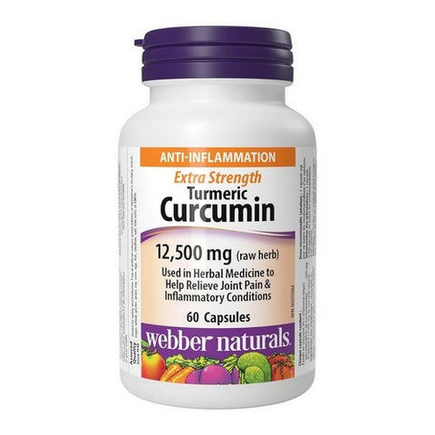 Turmeric Curcumin Extra Strength 60 Caps by Webber Naturals