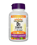 Extra Strength Vitamin D3 180 Softgels by Webber Naturals