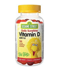 Sesame Street Daily Sunshine Vitamin D3 180 Gummies by Webber Naturals