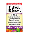Probiotic IBS Support 30 Veg Caps by Webber Naturals