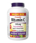 Vitamin C Chewable Tropical Breeze 300 Tabs by Webber Naturals
