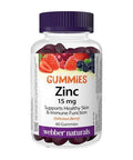 Zinc Gluconate 60 Gummies by Webber Naturals