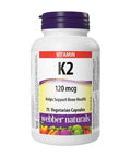 Vitamin K2 75 Caps by Webber Naturals