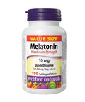 Melatonin Maximum Strength 150 Tabs by Webber Naturals