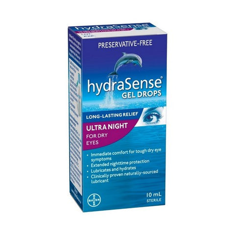 Eye Gel Drops Night Therapy For Dry 10 Ml by HydraSense