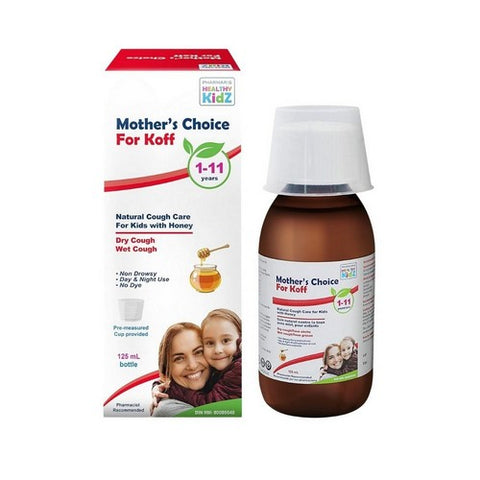 Mother’s Choice For Koff Dry And Wet Cough 125 Ml by Pharmaris Healthy Kidz